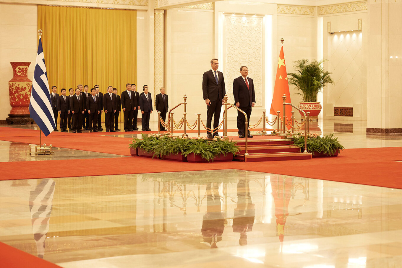 Ολοκληρώθηκε η συάνητση Μητσοτάκη με Σι Τζινπίνγκ – ”Ελλάδα και Κίνα έχουν μια ισχυρή οικονομική σχέση”