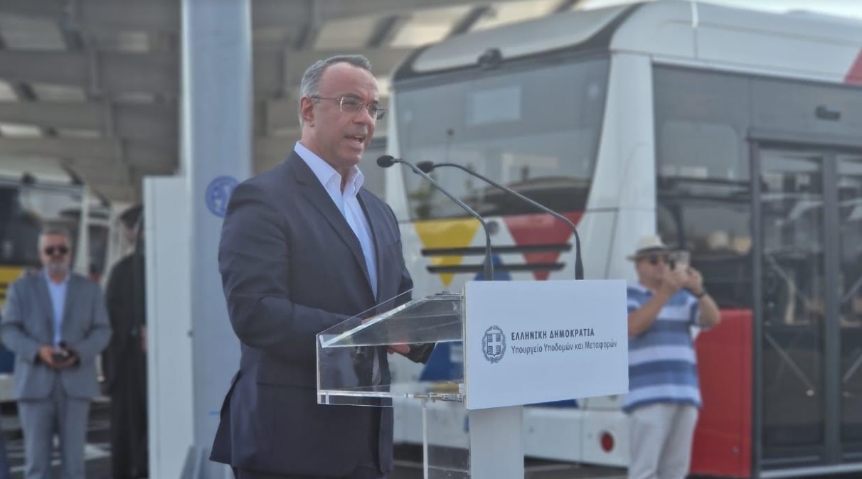 Χρήστος Σταϊκούρας: Ο νέος σταθμός φόρτισης ηλεκτρικών λεωφορείων αποτελεί μια νευραλγική υποδομή για τον ΟΑΣΘ 