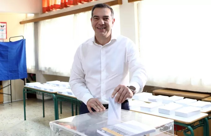 Ψήφισε ο Αλέξης Τσίπρας: «Η αλλαγή είναι σήμερα στα χέρια του λαού»
